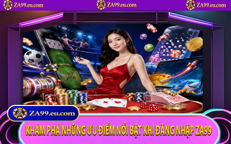 Khám phá những ưu điểm nổi bật khi đăng nhập ZA99