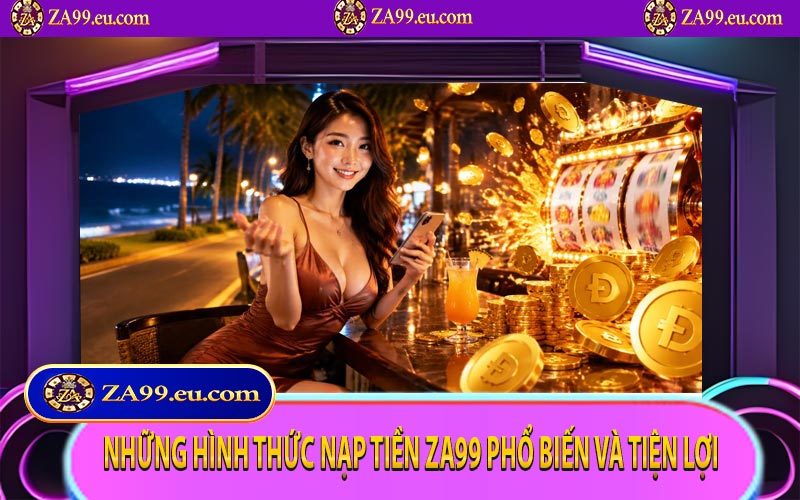 Những hình thức nạp tiền ZA99 phổ biến và tiện lợi