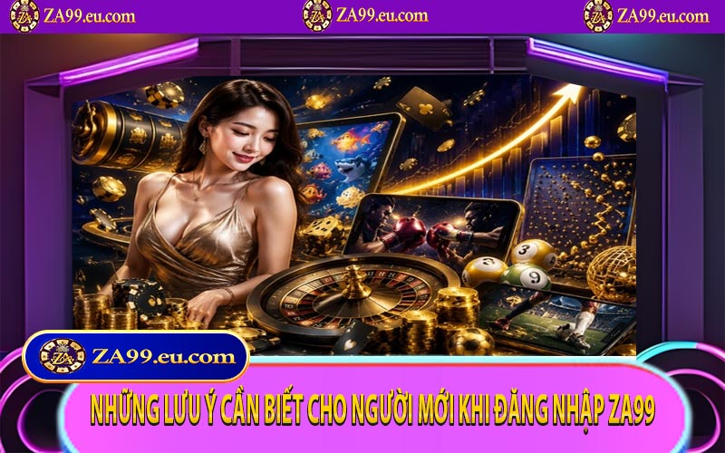 Những lưu ý cần biết cho người mới khi đăng nhập ZA99